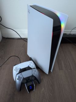 Sony PlayStation 5 Console with Two Controllers