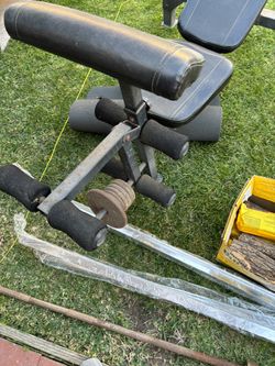 Bench Press With Bar And 45lb Plates