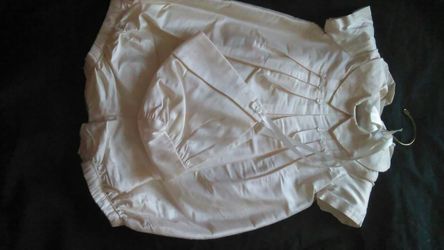 Boys Christening 3 mo silk romper by Karrennia.