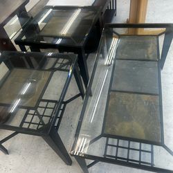 Coffee table and 2 end tables  indoor or outdoor