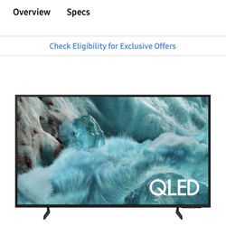 Samsung 43 inch Class Q7F Series QLED 4K Vision AI Smart TV (2025)