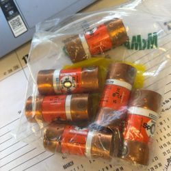 Mersen Amp-Trap 2000 AJT35 Class J time-delay fuse.  It is rated for 35 Amps and up to 600V AC or 500V DC.