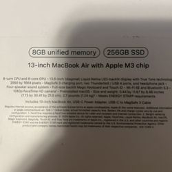 Macbook Air M3 chip