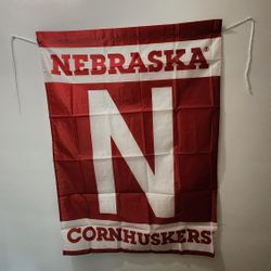 Nebraska Cornhusker Flag 
