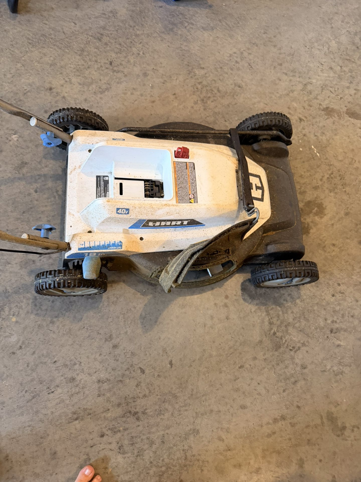 Hart Electric lawnmower 