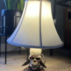 Captain Jack Sparrow Table Lamp Disney Pirates of the Caribbean Dead Man’s Chest Skull 