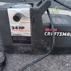 VIntage Sears Craftsman 3/4 HP Air Compressor