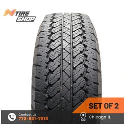 Set of 2 Used  15/32  LT  265/70R17  112/109Q  Bridgestone  Dueler A/T RH-S