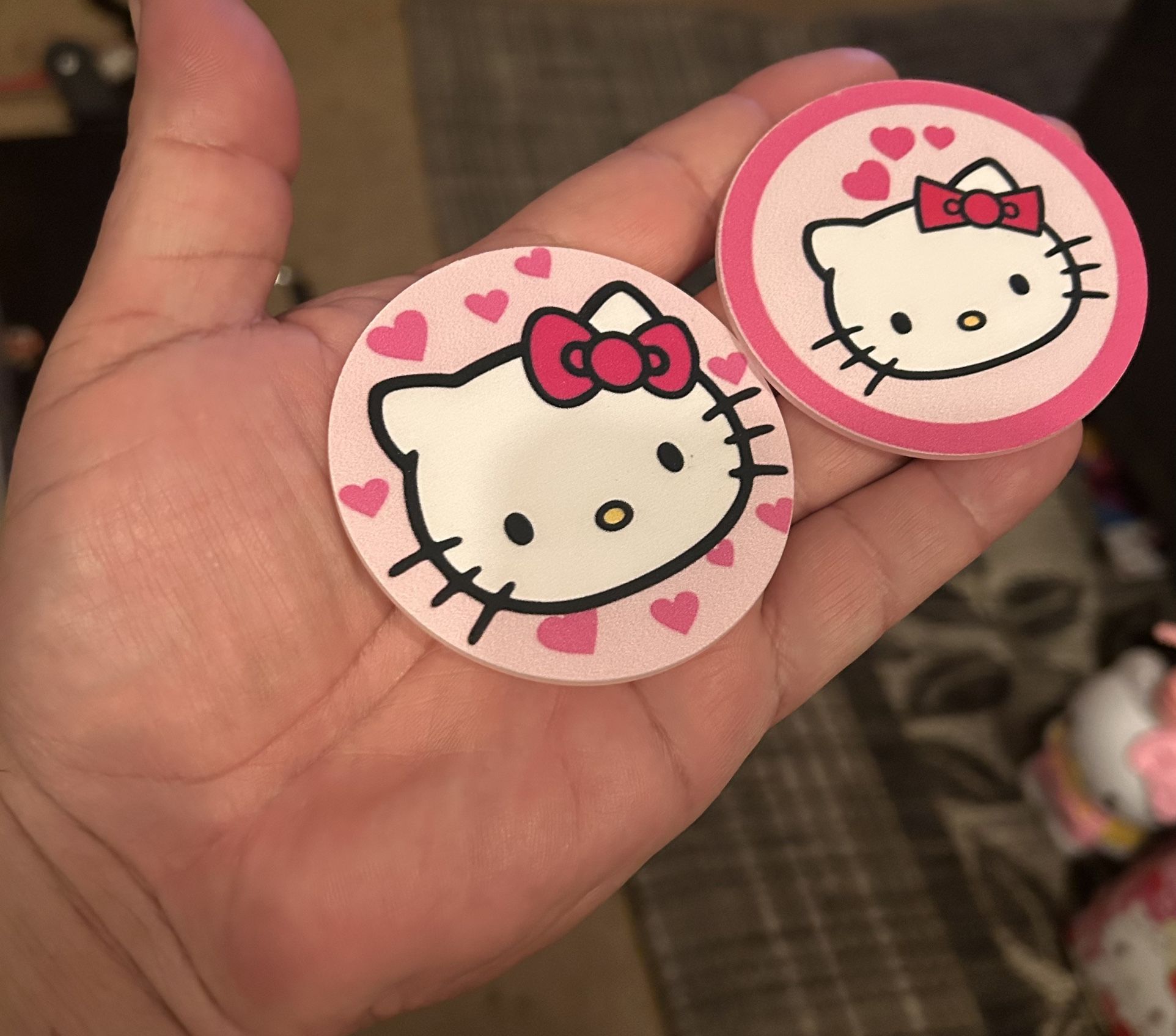 HELLO KITTY COASTERS FOR CAR