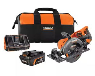 18V Brushless Cordless 7-1/4 in. Rear Handle Circular Saw Kit, 8.0 Ah MAX Output Battery,18V Charger