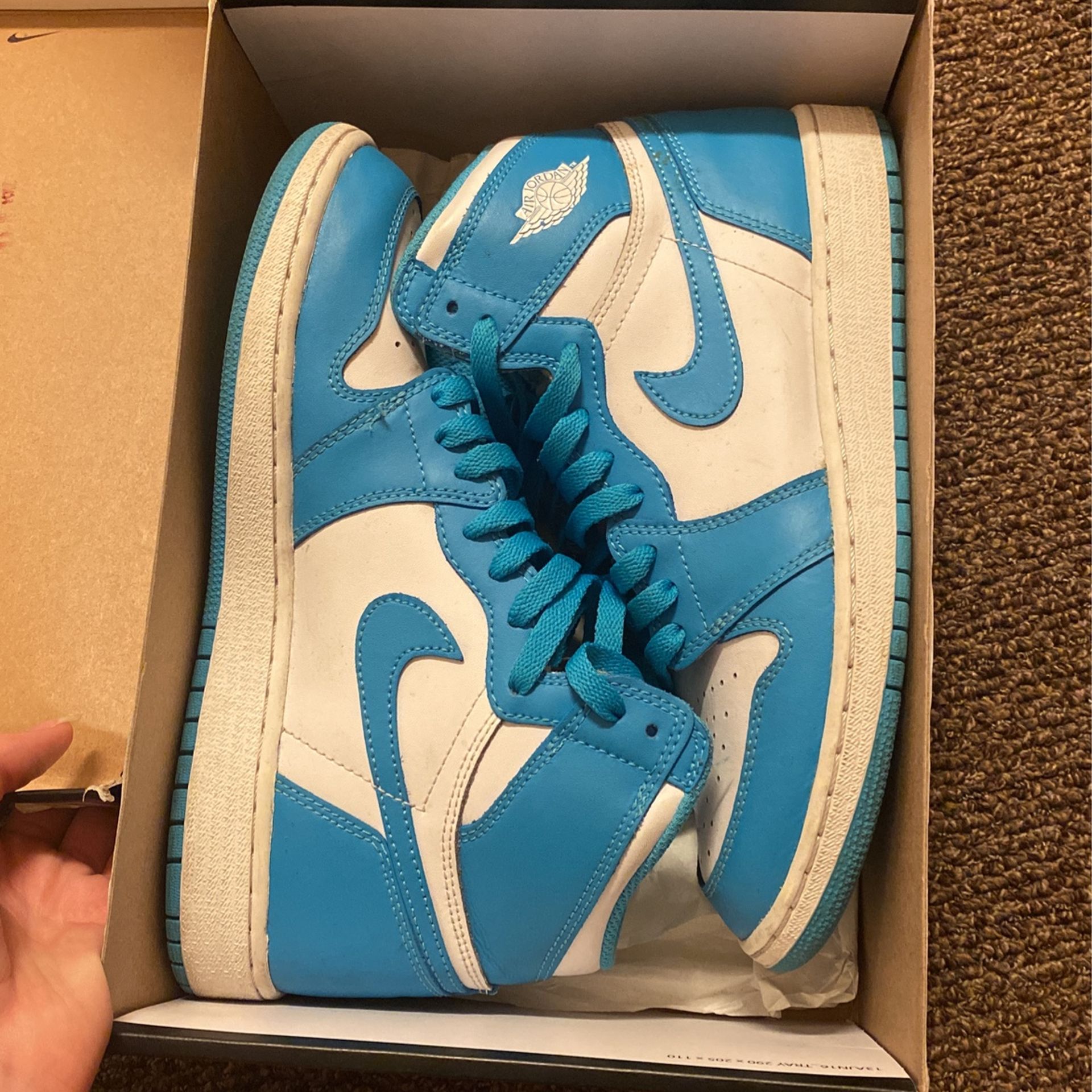 Jordan 1 UNC Sz 7y