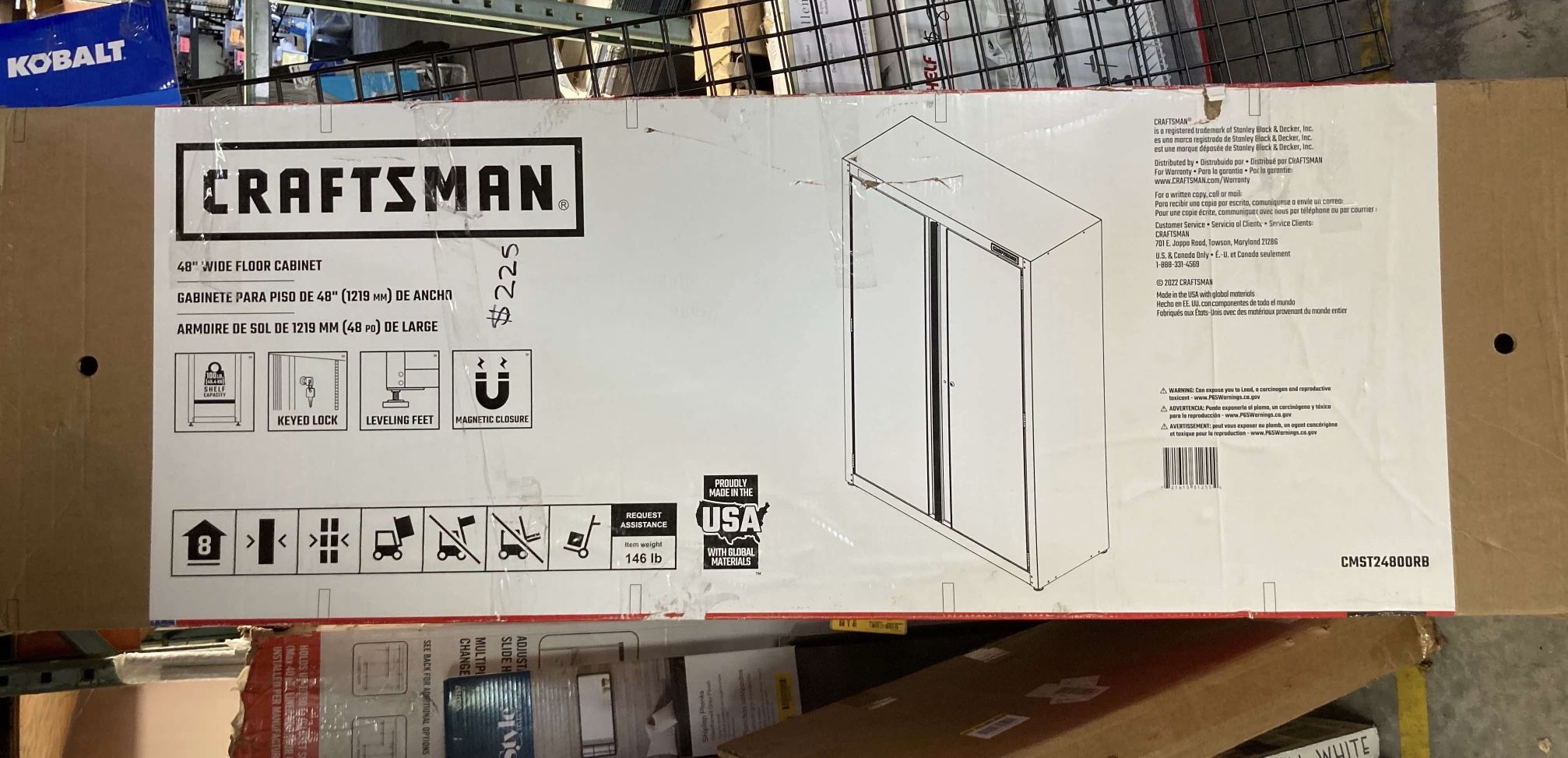 Craftsman 48in Wide Tool Cabinet