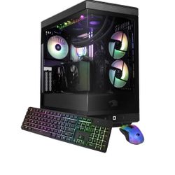 iBUYPOWER Y40BI7N5701 Gaming PC Desktop - Intel Core Ultra 7 265F - NVIDIA RTX 5070 12GB - 32GB DDR5 Non-RGB RAM - 1TB NVMe SSD