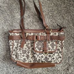 Hand Bag Jacquard Satchel