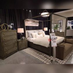 Queen / Eastern King Canopy Bed Frame - Mattress Sold Separately