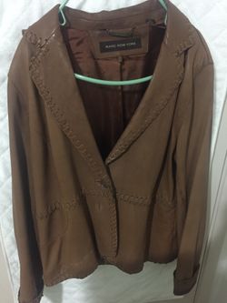 Mark New York Co Genuine ladies leather jacket