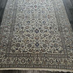 Handmade Persian Nain Rug. Wool And Silk. 4 Laa. Great Condition 