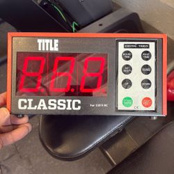 Title Boxing Timer (Brand New)