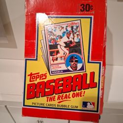 Topps 1983 Baseball Wax Box