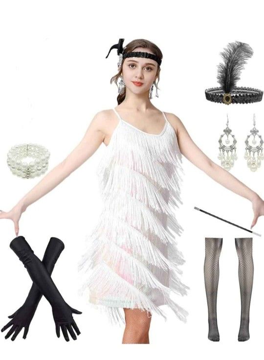 women's 1920s flapper costume