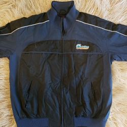 Vintage 90s NFL Starter Men's Large Miami Dolphins Full zipper Jacket