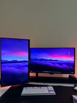ASUS ROG OLED 280Hz 1440p + Sceptre 4K Monitor (sell together or separate)