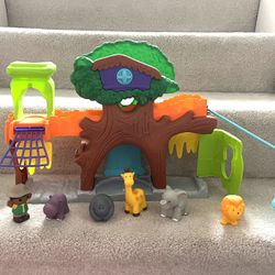 Kids Safari Play Set With Sounds & Characters 