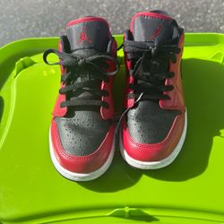 Air Jordan 1 Low GS 'Reverse Bred' 2021 553560-605 Youth Size 6.5Y