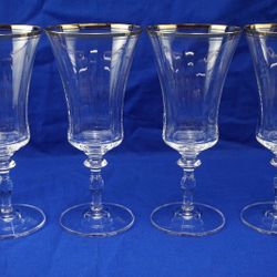 Mikasa Jamestown Gold Goblets, Sets Of 4, Up To 20 Available 