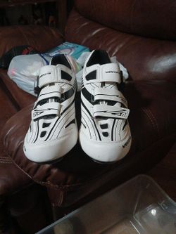 Venzo RX Road  Cycling Shoes White and Black Size 12