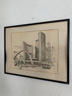 Pair of Signed Toronto Architectural Prints – D. Robertson