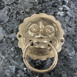 GARGOYLE SOLID BRASS DOOR KNOCKER