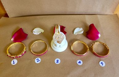 Beautiful Unique gold plated bracelet $35/each or OBO