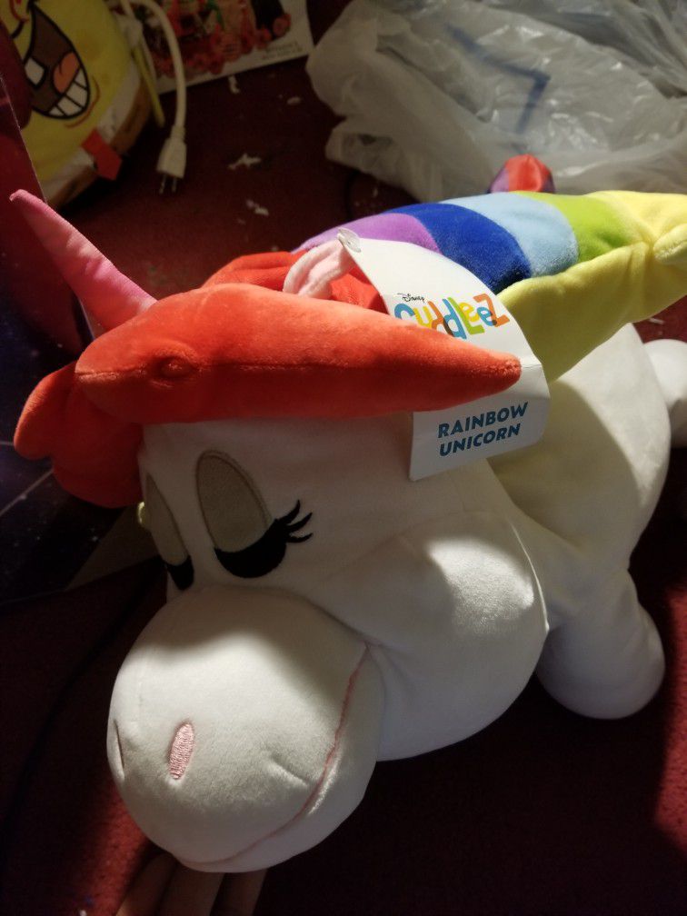 Disney Cuddleez Unicorn Plush