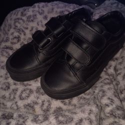 Brand New All Black Vans Size Little Kids 11