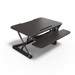 Sit To Stand Desk With Keyboard Tray