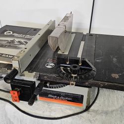 Black & Decker 8" table saw 