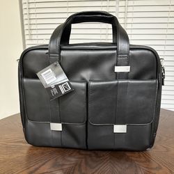 HP Executive Carrying Case for 15.6" Notebook - Black - Leather  Mfr # 1LG83AA