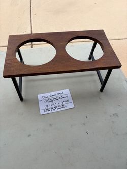 Elevated Double Dog Bowl Stand