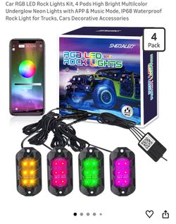 Car RGB LED Rock Lights Kit (ATV/UTV)