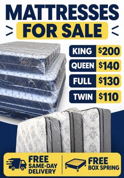 Mattresses King Queen Full Twin