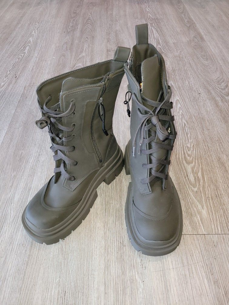 ZARA Chunky Platform Combat Boots