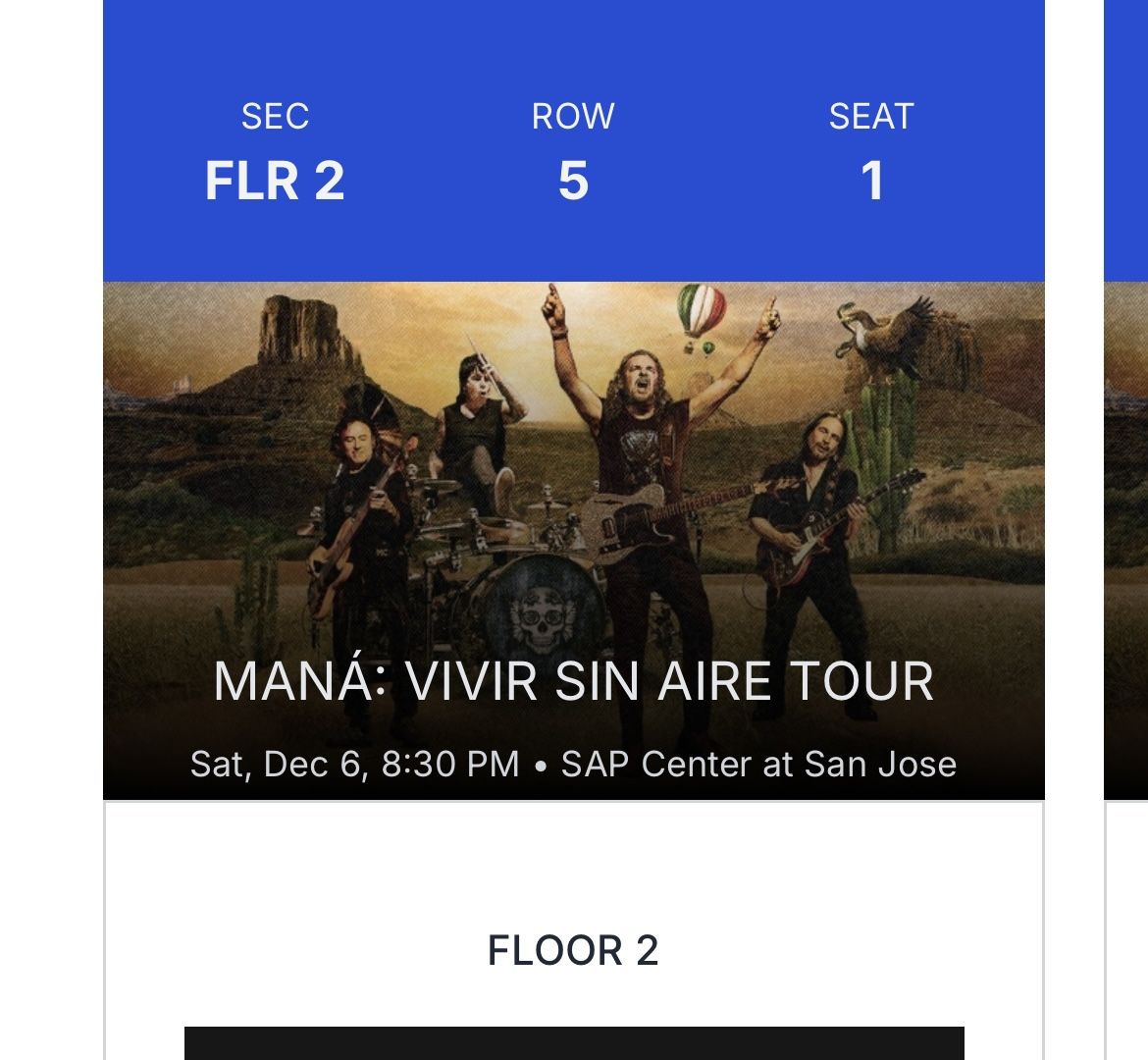 MANA Sat Dec 6th