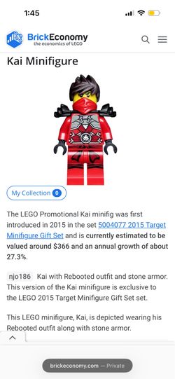 🔥 RARE 2015 LEGO Target Exclusive Minifigure Collection box 🔥