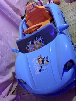 Bluey 12v convertible electric car for kids