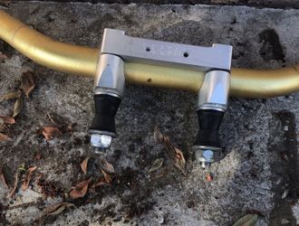 gold dirt bike bars