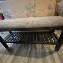 Bench w/ Shoe Storage Rack