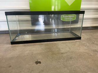 Glass 40 Gallon Aquarium Tank with Black Frame