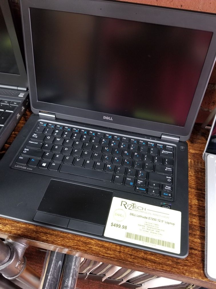 DELL Latitude E7250 12.5" Laptoo i7 8GB RAM 256GB SSD Win 10 Pro warranty & free sleeve @RizTech