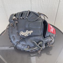 Pre- Owned Youth Rawlings Sure Catch Baseball Glove RHT H115FBM Size 11.5 inch